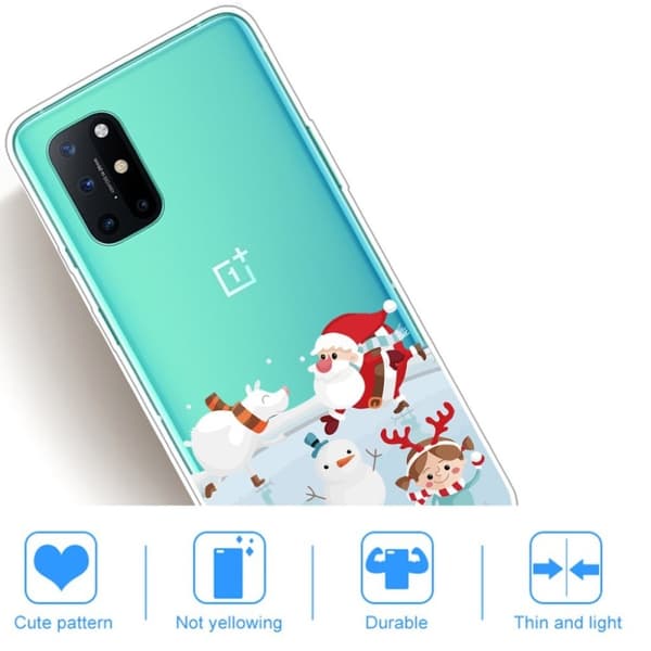 Juleveske til OnePlus 8T - Juleelementer White