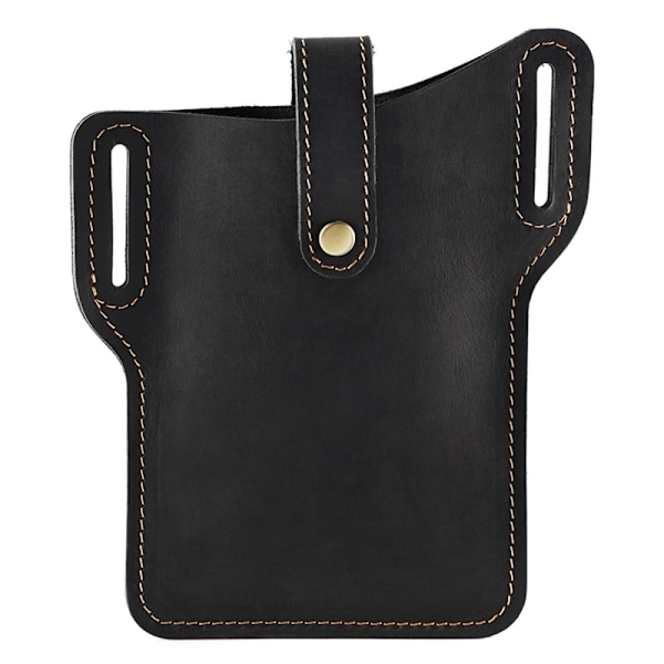 Universal Top Layer Cowhide läderväska - Svart Svart