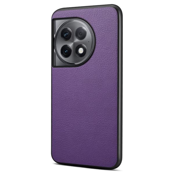 Matt og elegant OnePlus Ace 2 Pro-deksel med struktur - Lilla Purple