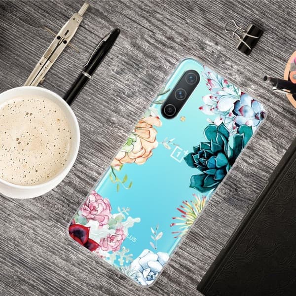 Deco OnePlus Nord CE 5G Suojakotelo - Peony Multicolor