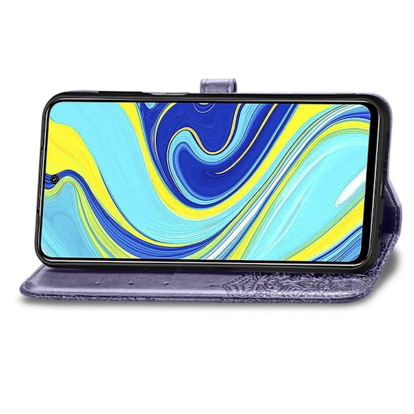 Mandala Xiaomi Redmi Note 9 Pro Max / 9 Pro / 9s Flip Etui - Lilla Purple