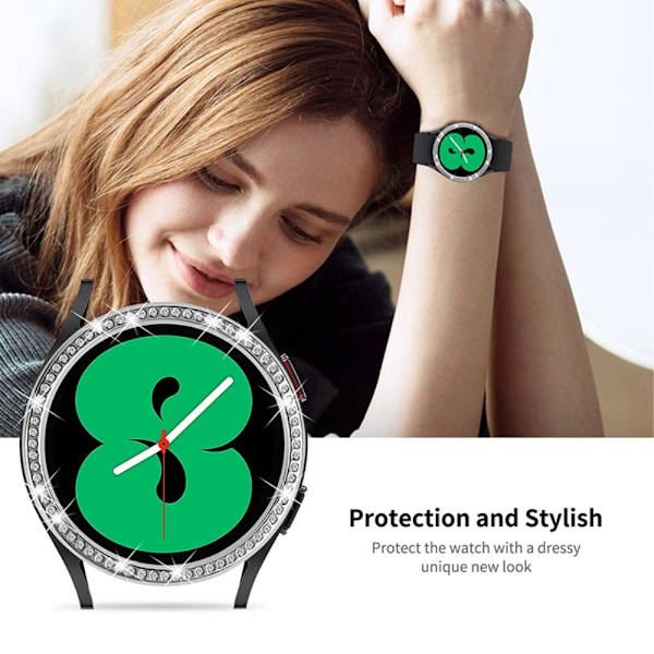 Samsung Galaxy Watch Active 2 - 44 mm / Active innfatning i rustfritt stål - Sølv Silver grey