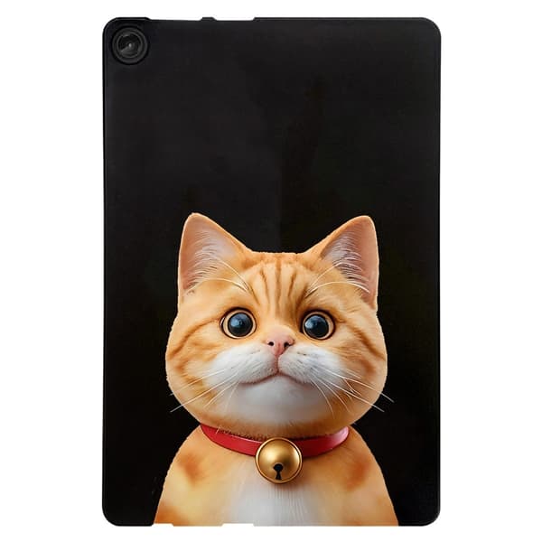 Lenovo Tab M10 (Gen 3) Case Pattern Printing Slim Flexible Tablet Protective Cover - Shorthair Cat Brown