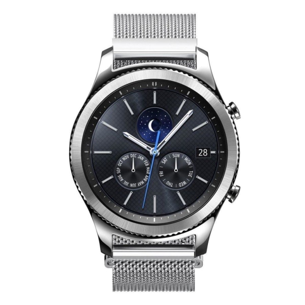 Milanese Samsung Gear S3 rustfrit stål Magnetisk urrem - sølv Farve Silver grey