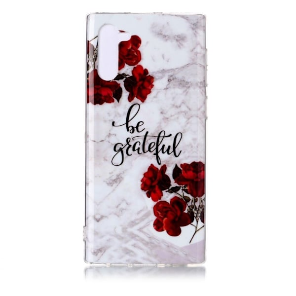 Marble Samsung Galaxy Note 10 kuoret - ole kiitollinen Multicolor