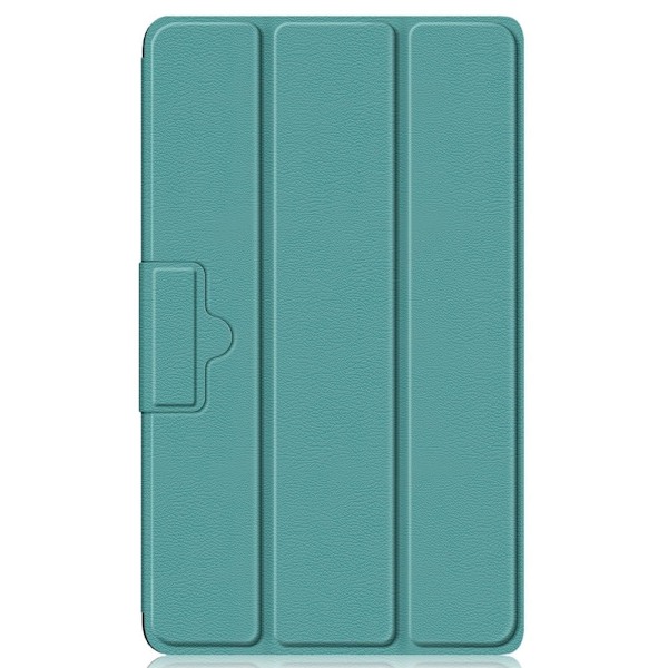 Kolminkertainen nahkainen jalusta kotelo Realme Pad Mini - Mustanvihreä Green