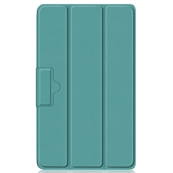 Tri-fold läderfodral för Realme Pad Mini - Svartaktig Grön Grön