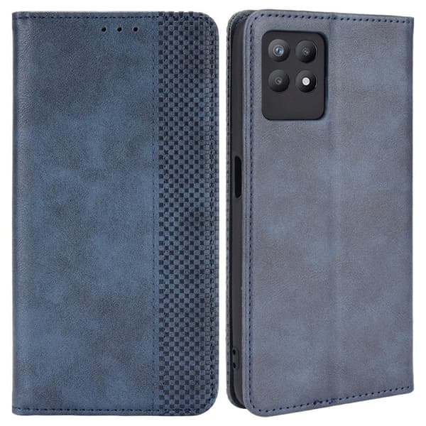 Bofink Vintage Realme 8i Læder Etui - Blå Blue