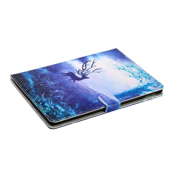 Pattern leather case for iPad 10.2 (2019) / Air (2019) - Elk Blue