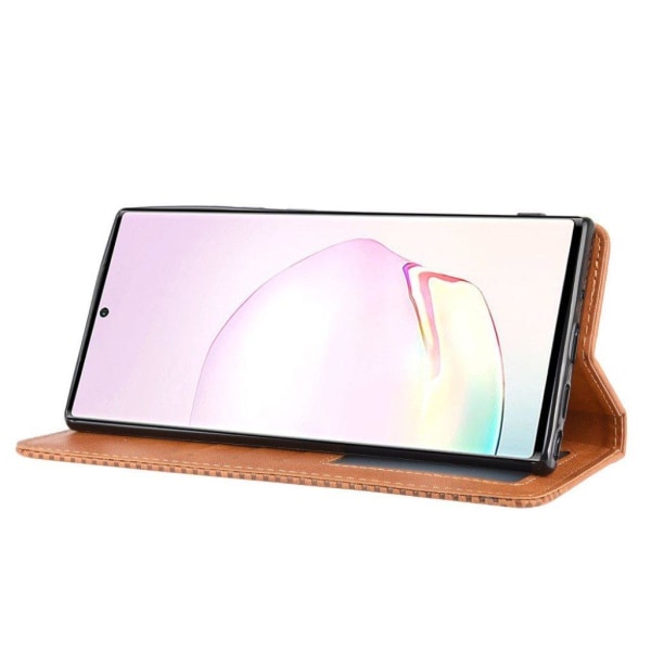 Bofink Vintage Samsung Galaxy Note 20 nahkakotelo - Ruskea Brown