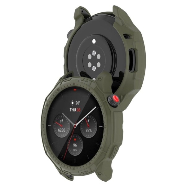 Amazfit GTR 4 46mm dial plate style protective cover - Jungle Gr Green