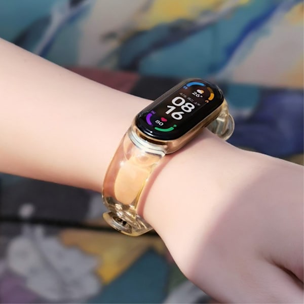 Xiaomi Mi Smart Band 4 / 3 cool farveændring urrem - Lime Green