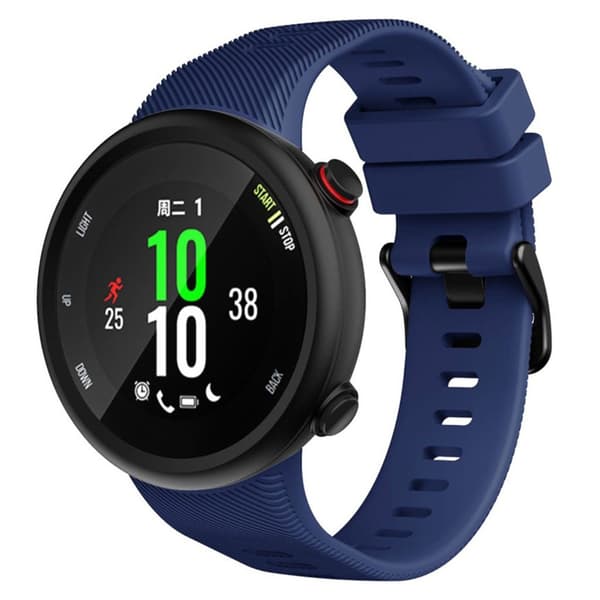 Garmin Forerunner 45 hållbart klockarmband i silikon - Marinblå Blå