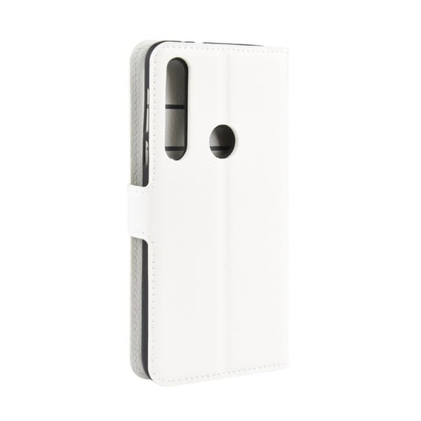 Classic Motorola Moto G8 Plus flip case - Hvit White