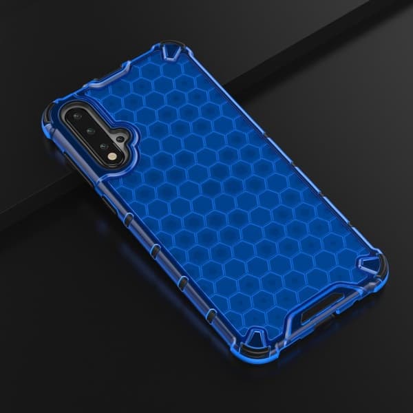 Bofink Honeycomb Huawei Nova 5 kuoret - Sininen Blue