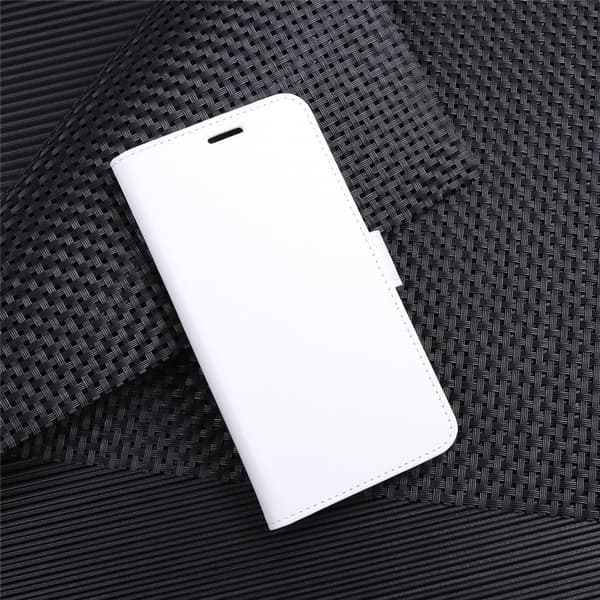 Huawei P9 Lite Mini Enfärgat fodral med plånbok - Vit Vit