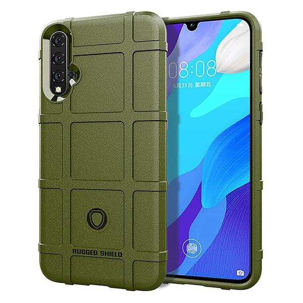 Rugged Shield kuoret - Huawei Nova 5 - Vihreä Green