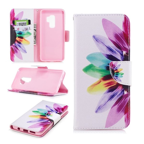 Samsung Galaxy S9 Plus design suojakotelo - Värikkäät terälehdet Multicolor