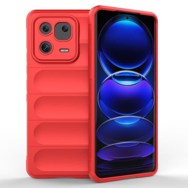 Deksel med mykt grep for Xiaomi 13 Pro - Rød Red
