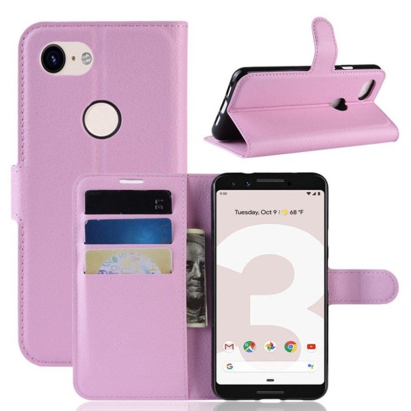 Classic Google Pixel 3a etui - Lyserød Pink