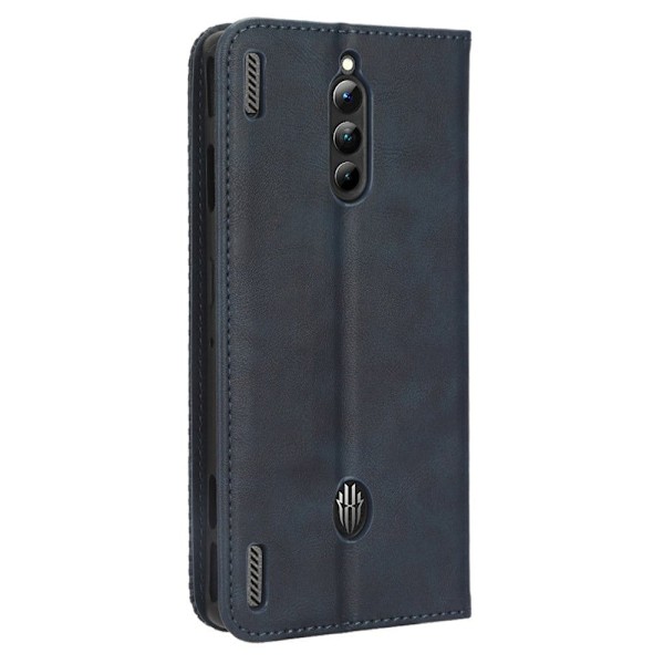 Bofink Vintage ZTE nubia Red Magic 8 Pro Plus / 8 Pro Läderfodral - Blå Blå