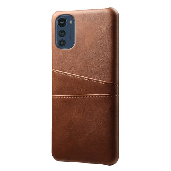 Dual Card Motorola Moto E32 cover - Brun Brown