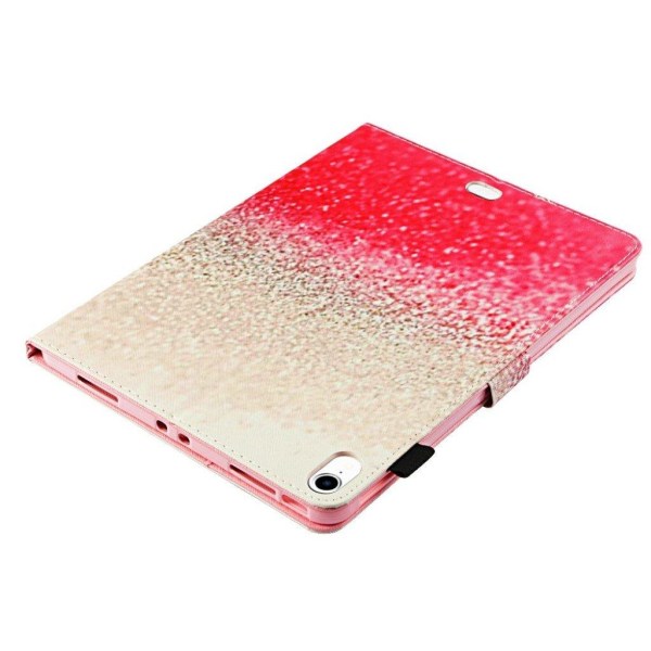 iPad Pro 11" (2018) mønstered læder flip etui - Glitrende Sand Multicolor