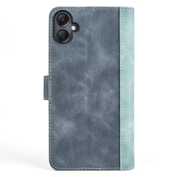 Tofarget lærdeksel for Samsung Galaxy A06 - Blå Blue