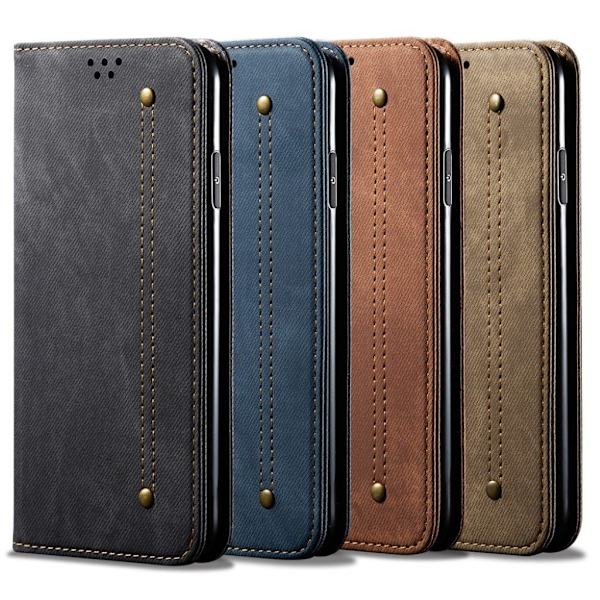 Jeans OnePlus 8T flip case - Musta Black