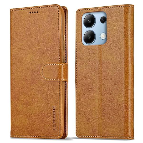 LC.IMEEKE Xiaomi Redmi Note 13 flip etui - Gul Yellow