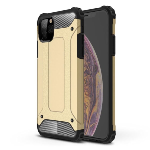 Armor Guard plastik og fleksibelt hybrid-etui til iPhone 11 Pro Gold