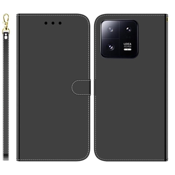 Mirror Xiaomi 13 Pro Läppäkotelo - Musta Black