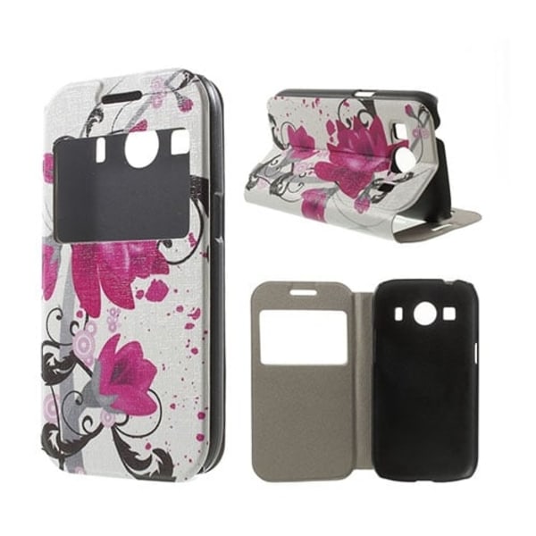 Moberg View Fodral till Samsung Galaxy Ace 4 - Elegant Lotus multifärg