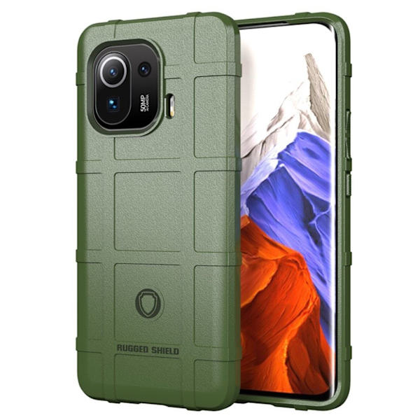 Rugged Shield case - Xiaomi Mi 11 Pro - Grøn Green