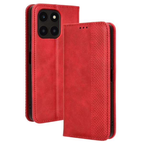 Bofink Vintage Honor X6a 4g Nahkakotelo - Punainen Red