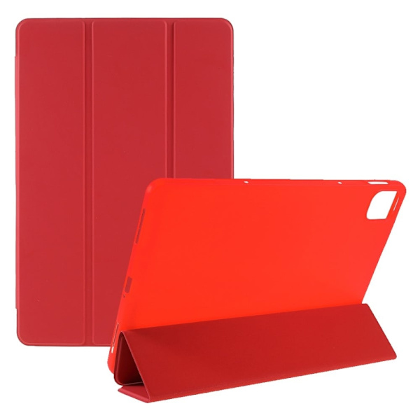 Xiaomi Pad 5 trefaldigt flipfodral - Röd Röd