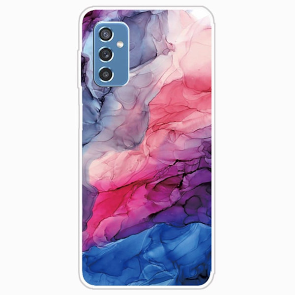 Marble Samsung Galaxy M52 5G Suojakotelo - Aqueous Vibrant Pattern Multicolor