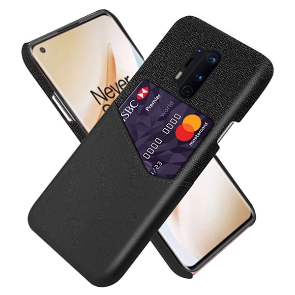 Bofink OnePlus 8 Pro-kort deksel - Svart Black