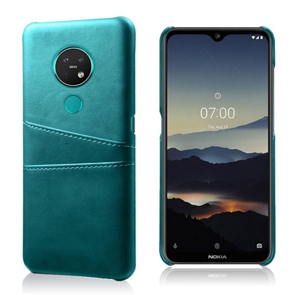 Dual Card etui - Nokia 7.2 / 6.2 - Grønn Green