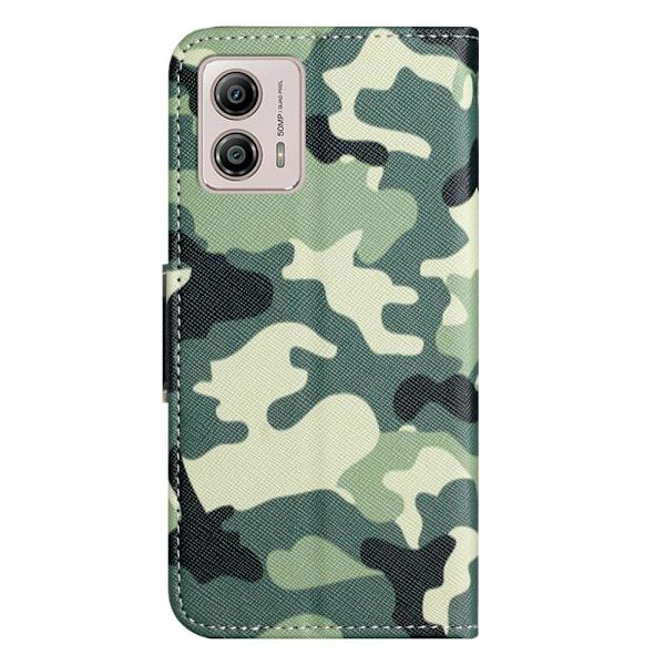 Wonderland Motorola Moto G23 / G13 / G53 Flip Etui - Camouflage Green