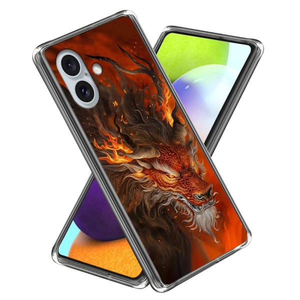 Vibe iPhone 16 deksel - Style K Red