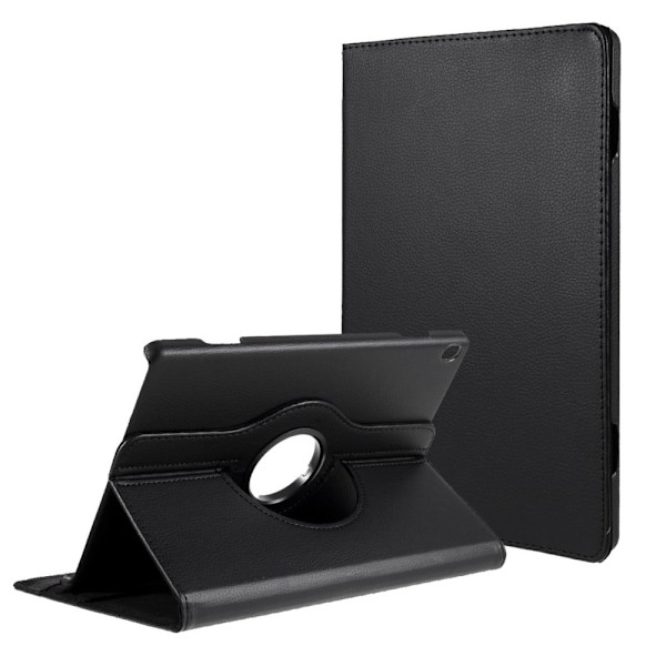 Lenovo Tab M10 simpelt læderetui - Sort Black