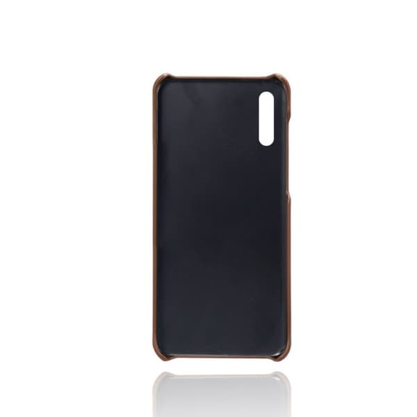 Samsung Galaxy A50 Læderbelagt etui - Brun Brown