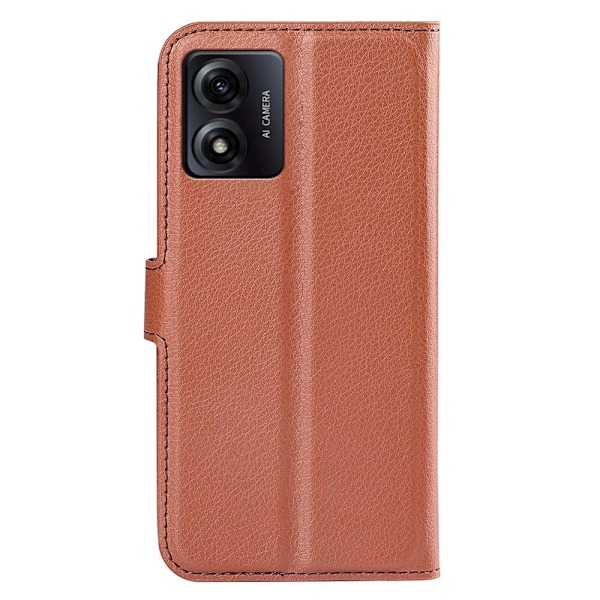 Classic Motorola Moto E13 Läppäkotelo - Ruskea Brown
