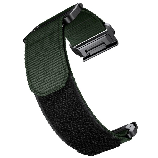 Garmin Fenix 7X / 6X / 6X nailonista valmistettu joustava kellonhihna - Armeijan Vihreä Green