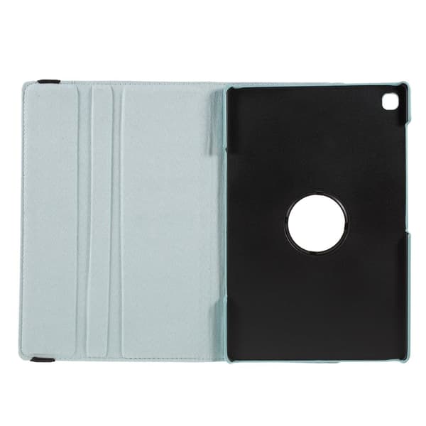Sammenleggbart etui med Lichi-tekstur for Samsung Galaxy Tab S6 Lite - Babyblå Blue