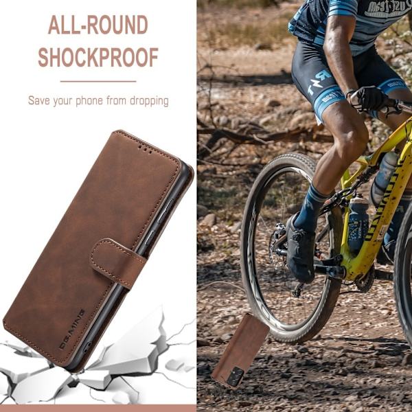 DG.Ming Samsung Galaxy A73 Retro Etui - Kaffe Brown