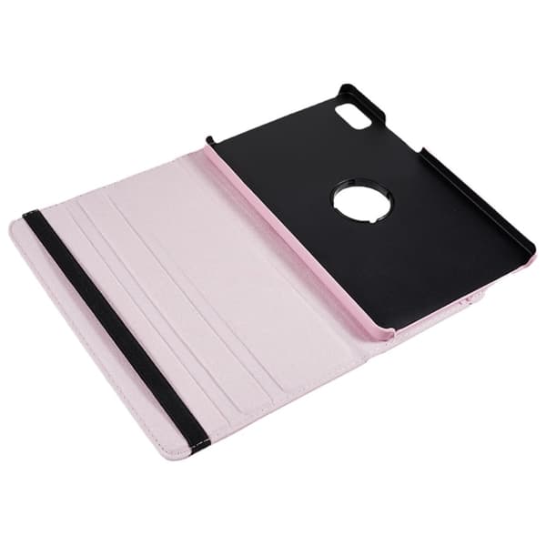 Lenovo Tab M9 enkelt läderfodral med elastiskt band - Rosa Rosa