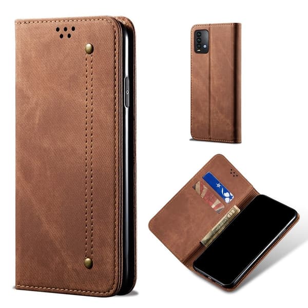 Jeans Xiaomi Redmi 9 Power Flippetui - Brun Brown