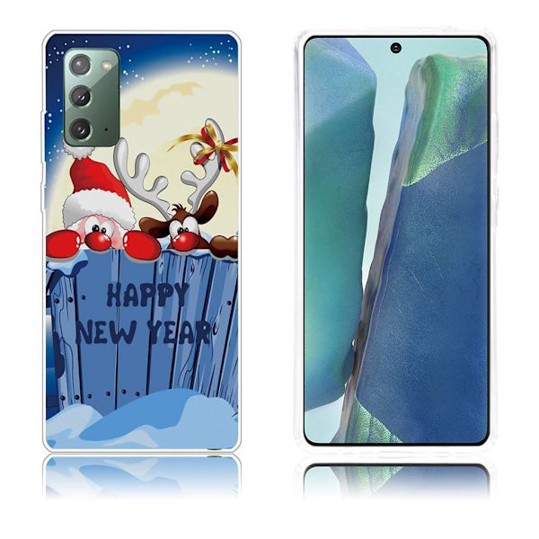 Juleveske til Samsung Galaxy Note 20 - Julemåne Multicolor